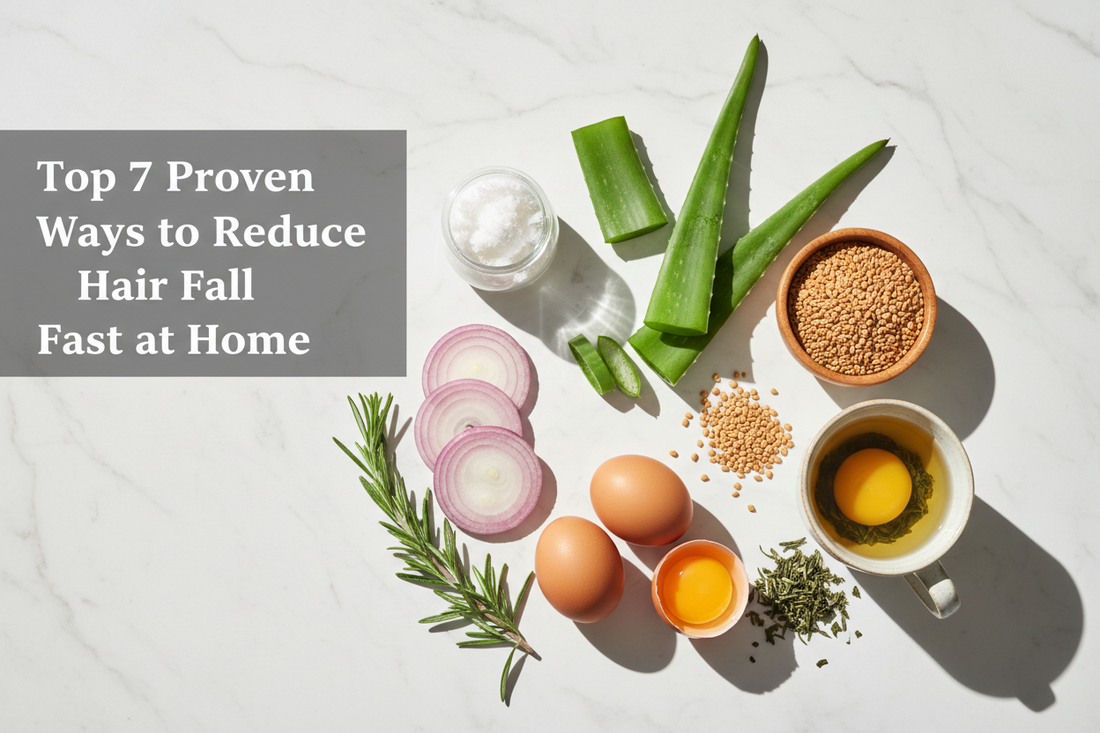Top 7 Proven Ways to Reduce Hair Fall Fast at Home – Al Maaz Advanced Hair Fall Control Oil Guide