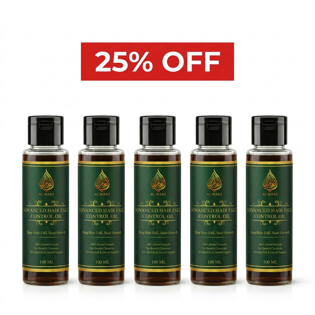 ALMAAZ BUNDLE 25% ADVANCE HAIR FALL CONTROL OIL