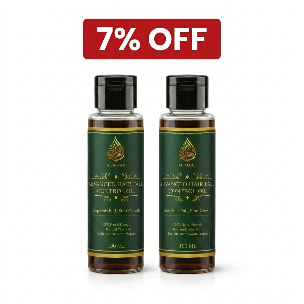 AL MAAZ BUNDLE 7% ADVANCED HAIR FALL CONTROL OIL